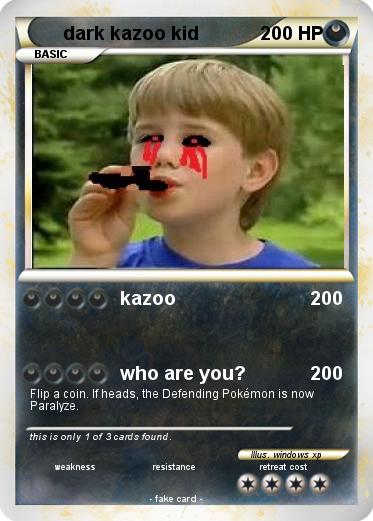 Pokemon dark kazoo kid