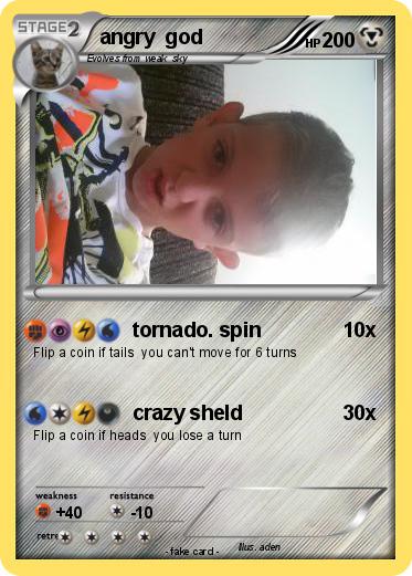Pokemon angry  god