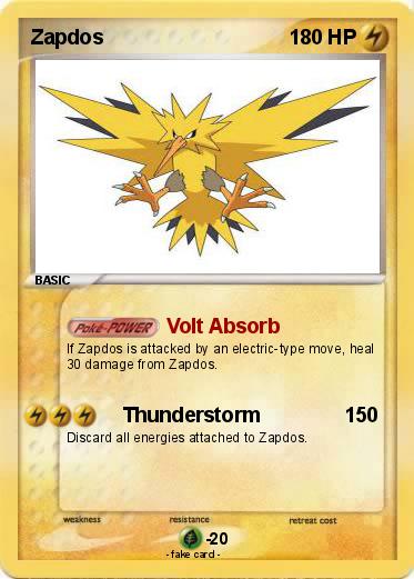 Pokemon Zapdos