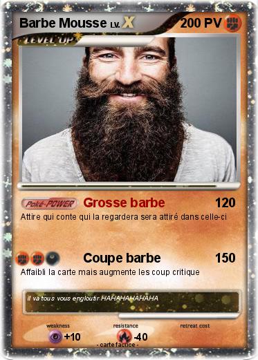 Pokemon Barbe Mousse