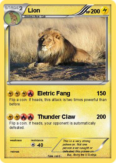 Pokemon Lion