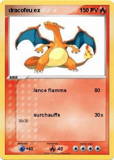 Pokemon dracofeu ex
