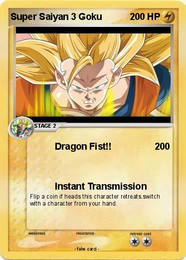 Pokemon Super Saiyan 3 Goku