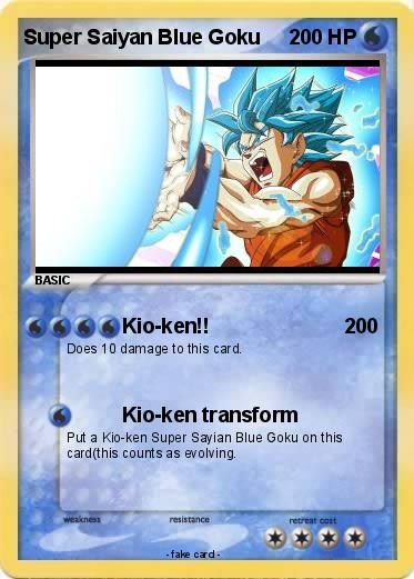 Pokemon Super Saiyan Blue Goku