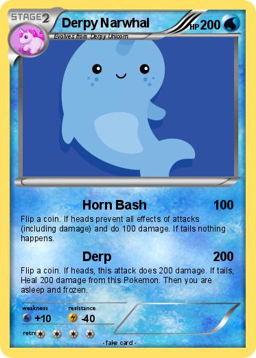 Pokemon Derpy Narwhal