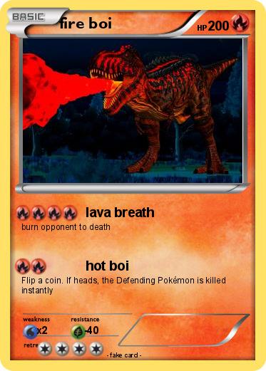 Pokemon fire boi