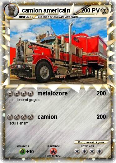 Pokemon camion americain