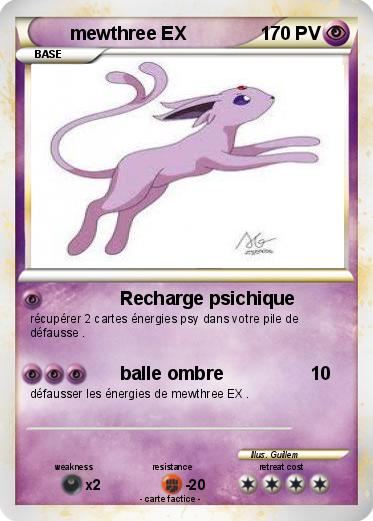 Pokemon mewthree EX