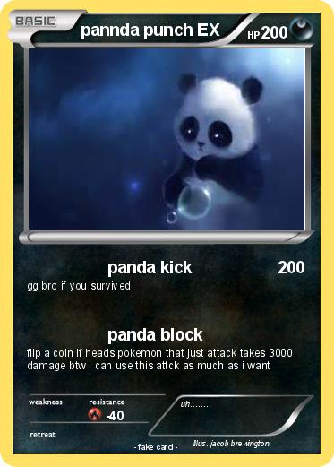 Pokemon pannda punch EX