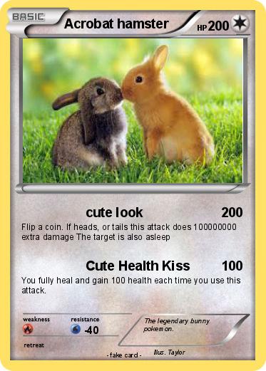 Pokemon Acrobat hamster