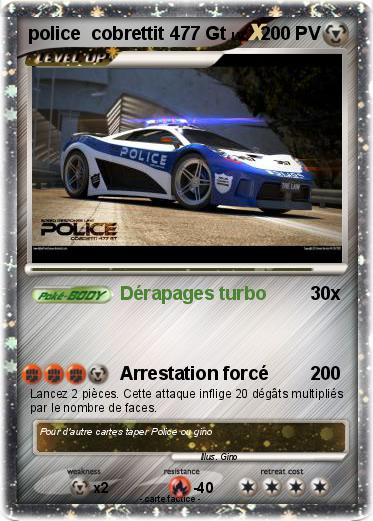 Pokemon police  cobrettit 477 Gt