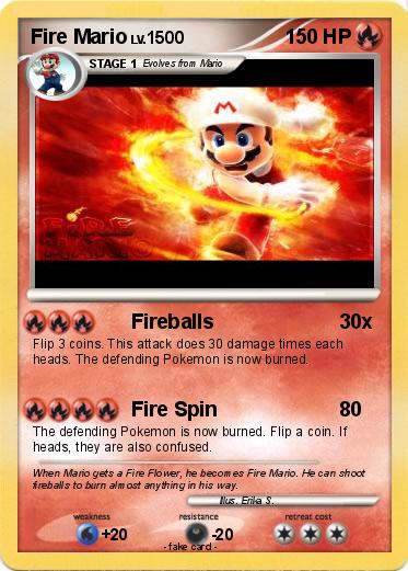 Pokemon Fire Mario