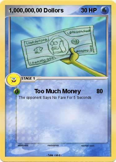 Pokemon 1,000,000,00 Dollors
