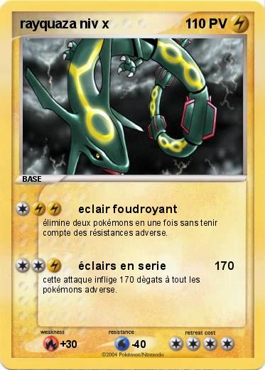 Pokemon rayquaza niv x