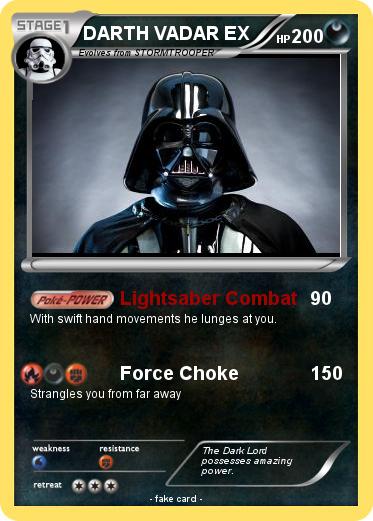 Pokemon DARTH VADAR EX