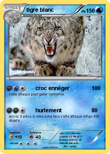 Pokemon tigre blanc