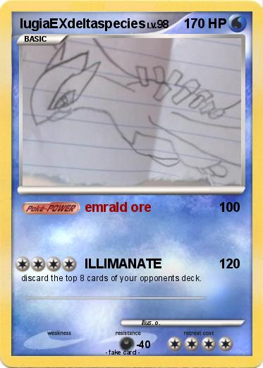 Pokemon lugiaEXdeltaspecies