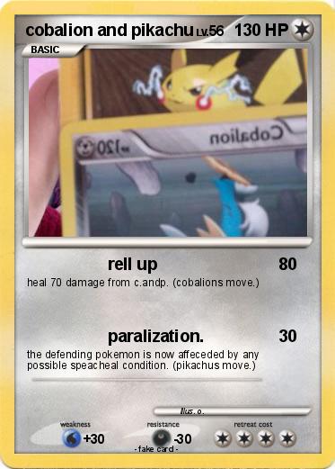 Pokemon cobalion and pikachu