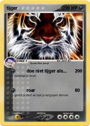 Pokemon tijger