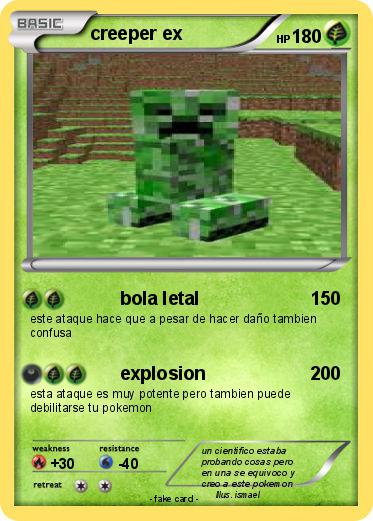 Pokemon creeper ex