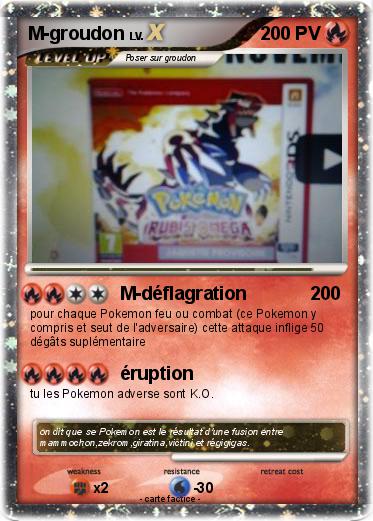 Pokemon M-groudon