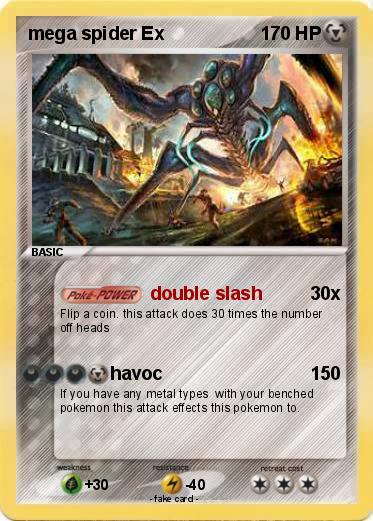 Pokemon mega spider Ex