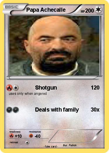 Pokemon Papa Achecalle