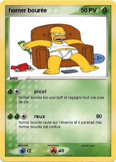 Pokemon homer bourée