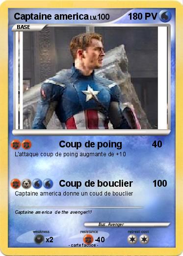 Pokemon Captaine america