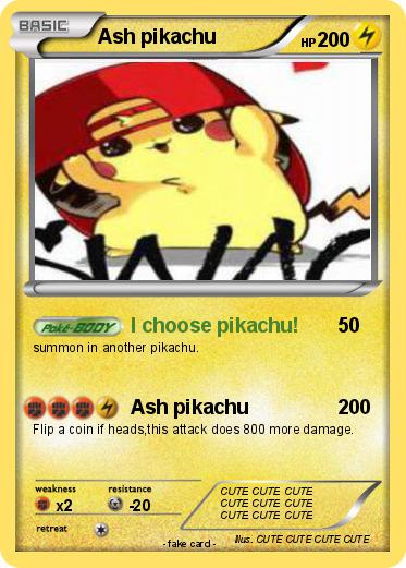 Pokemon Ash pikachu