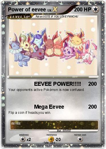 Pokemon Power of eevee