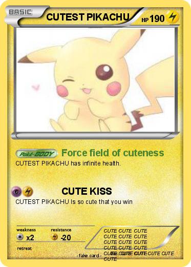 Pokemon CUTEST PIKACHU