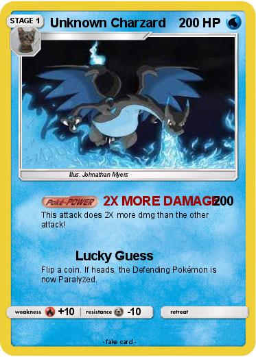 Pokemon Unknown Charzard