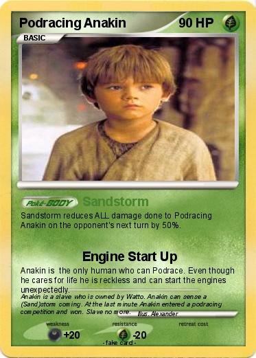 Pokemon Podracing Anakin