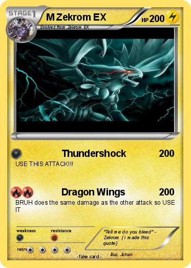 Pokemon M Zekrom EX