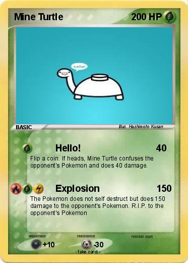 Pokemon Mine Turtle