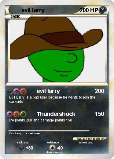 Pokemon evil larry