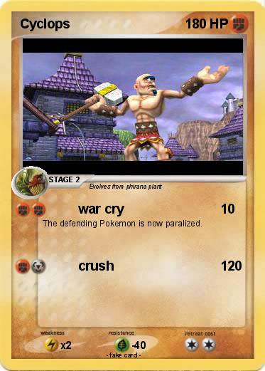 Pokemon Cyclops