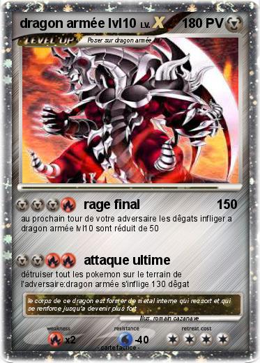 Pokemon dragon armée lvl10