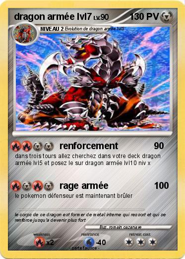 Pokemon dragon armée lvl7
