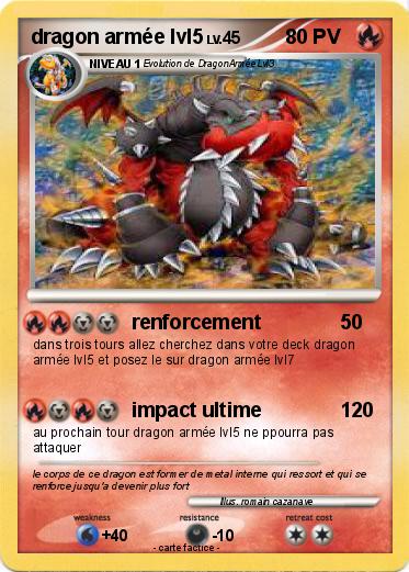 Pokemon dragon armée lvl5