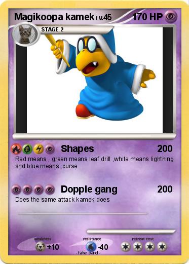 Pokemon Magikoopa kamek