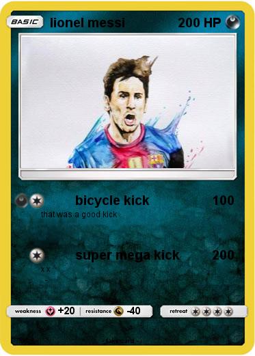 Pokemon lionel messi
