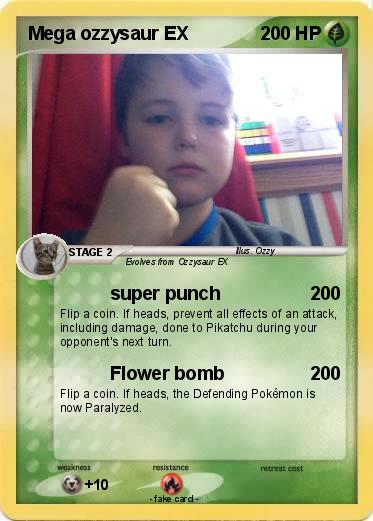 Pokemon Mega ozzysaur EX