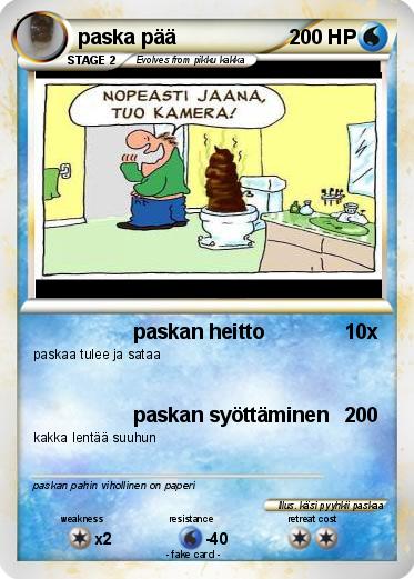 Pokemon paska pää