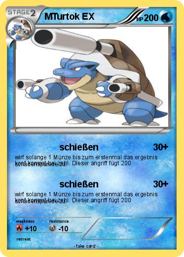 Pokemon MTurtok EX