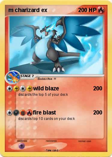Pokemon m charizard ex
