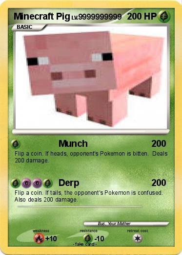 Pokemon Minecraft Pig