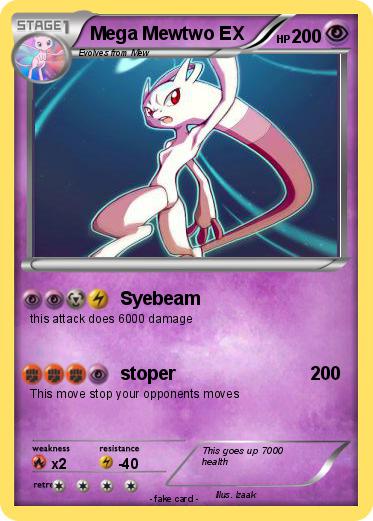 Pokemon Mega Mewtwo EX