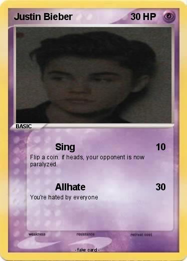 Pokemon Justin Bieber